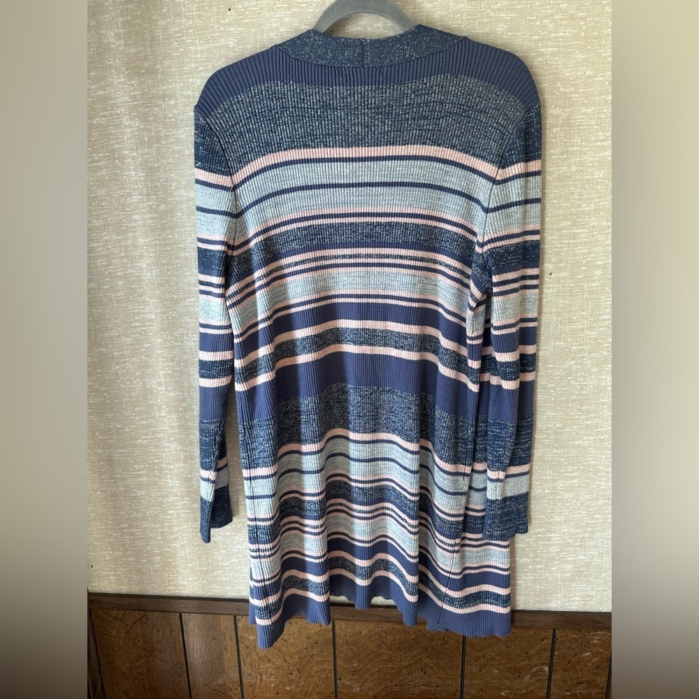 Multicolored Long Sleeve Open Front Cardigan Size… - image 4